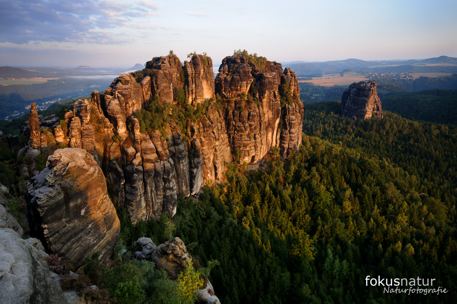 Mountains in the Saxonian Switzerland